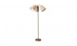 Byt till bild nr 1 (AMY Golvlampa 150cm Antikmässing/Linnebeige)