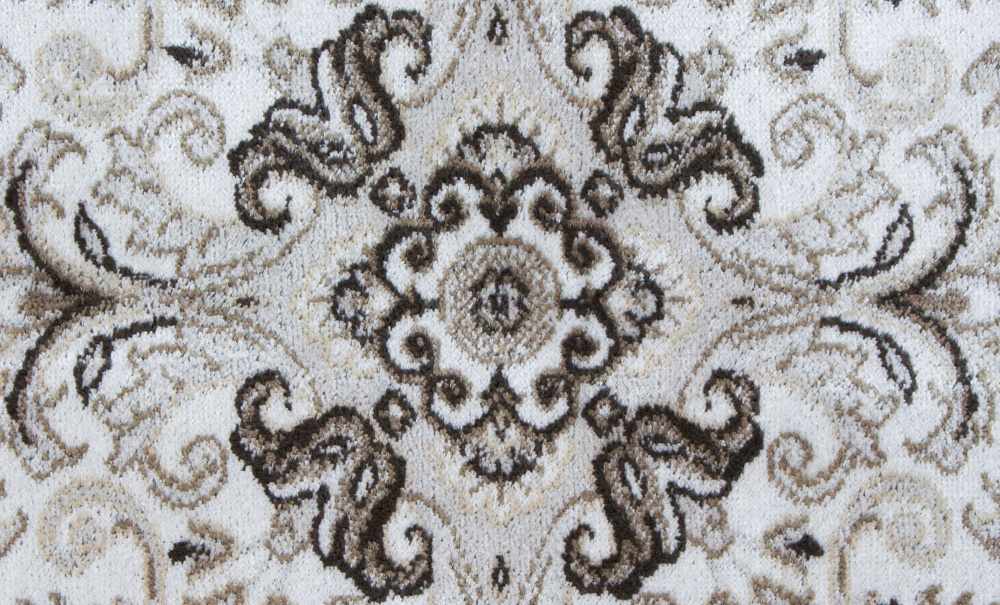 CASABLANCA Medallion 160x230 Silvergr i gruppen Mattor & Textil / Mattor / Orientaliska Mattor hos SoffaDirekt.se (30333)