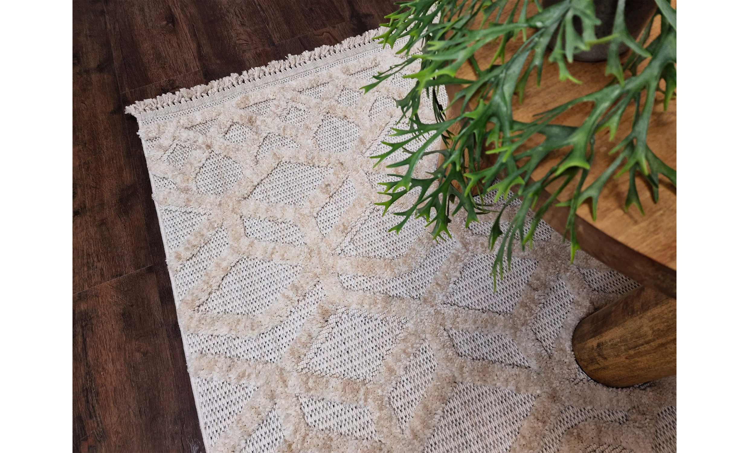 MINO Tunis Matta 160x230 Vit