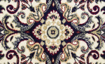 CASABLANCA Medallion 160x230 Marinblå