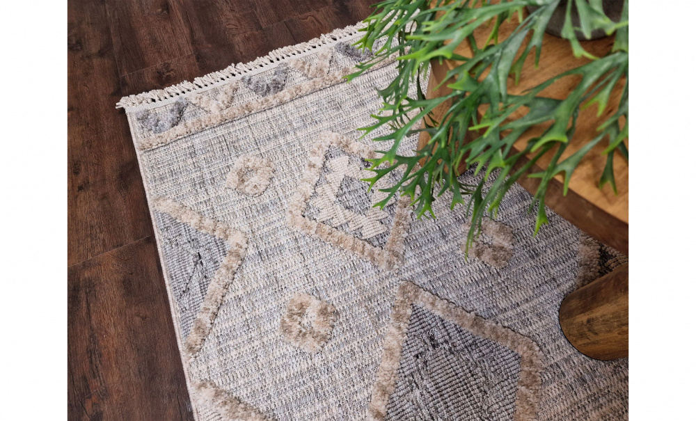 MINO Inka Matta 200x290 Gr i gruppen Mattor & Textil / Mattor / Orientaliska Mattor hos SoffaDirekt.se (30452)