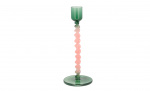 VIVID Ljusstake 16,3 Grön/Rosa Byt till bild nr 1 (VIVID Ljusstake 16,3 Grön/Rosa)