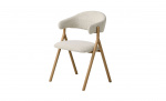 Byt till bild nr 1 (ODDE Stol Ek/Offwhite)