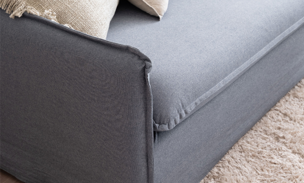 SANDE Bddsoffa Denimbl i gruppen Vardagsrum / Soffor / Bddsoffor hos SoffaDirekt.se (3193-SAN3S-06741D)