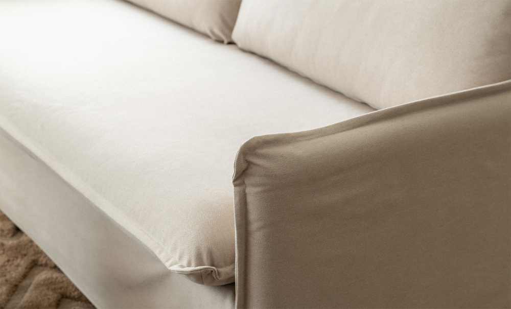 SANDE Bddsoffa Beige i gruppen Vardagsrum / Soffor / Bddsoffor hos SoffaDirekt.se (3193-SAN3S-KW1852B22)