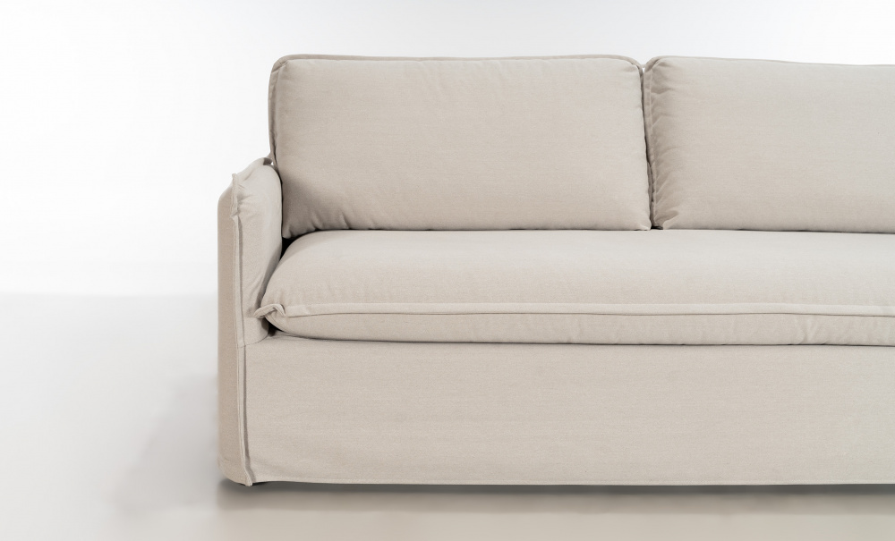 SANDE Bddsoffa Beige i gruppen Vardagsrum / Soffor / Bddsoffor hos SoffaDirekt.se (3193-SAN3S-KW1852B22)
