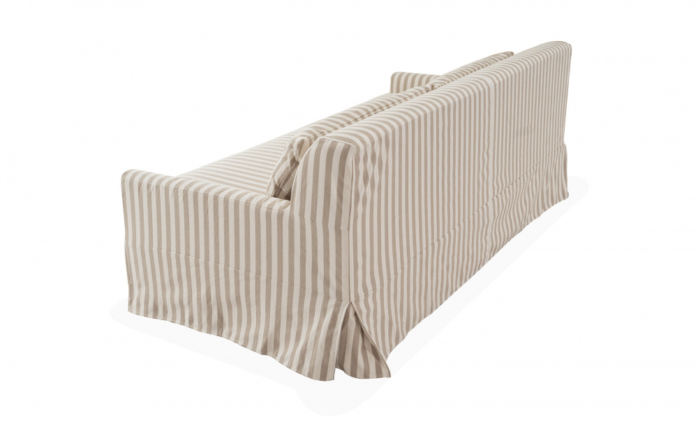 TOFTE Bddsoffa Randig Beige i gruppen Vardagsrum / Soffor / Bddsoffor hos SoffaDirekt.se (3195-TOF3S-0671A)