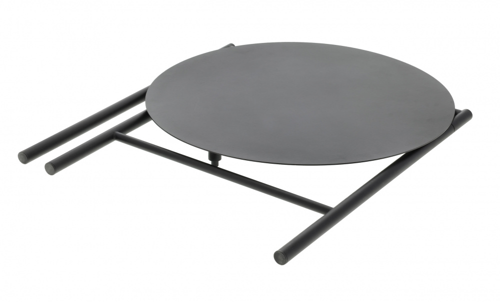 DISC Bord 70 Svart i gruppen Utembler / Trdgrdsbord / Cafbord hos SoffaDirekt.se (32236)