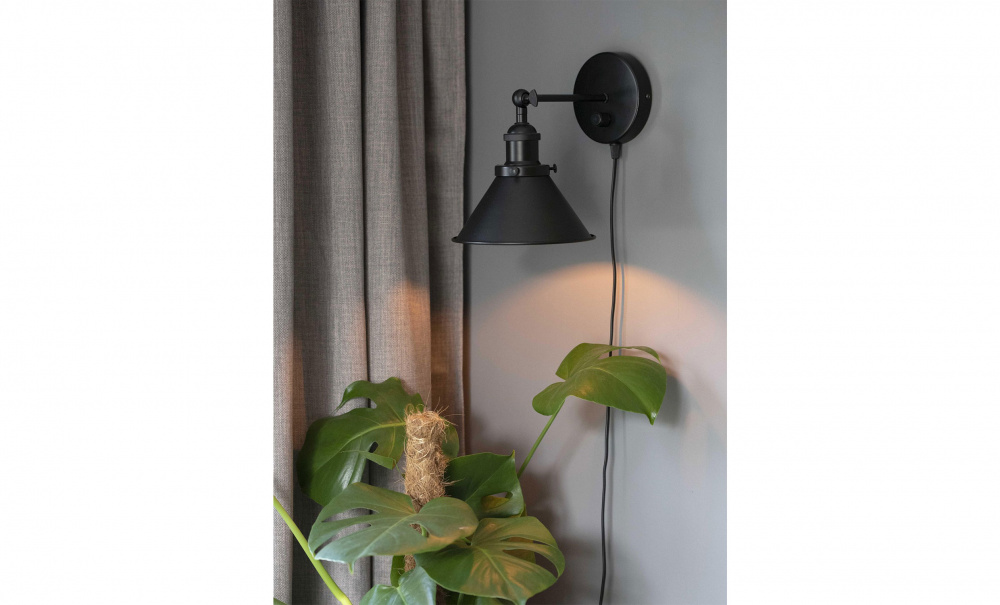 Bild nr 2 (ANTON Vgglampa 18cm Svart)
