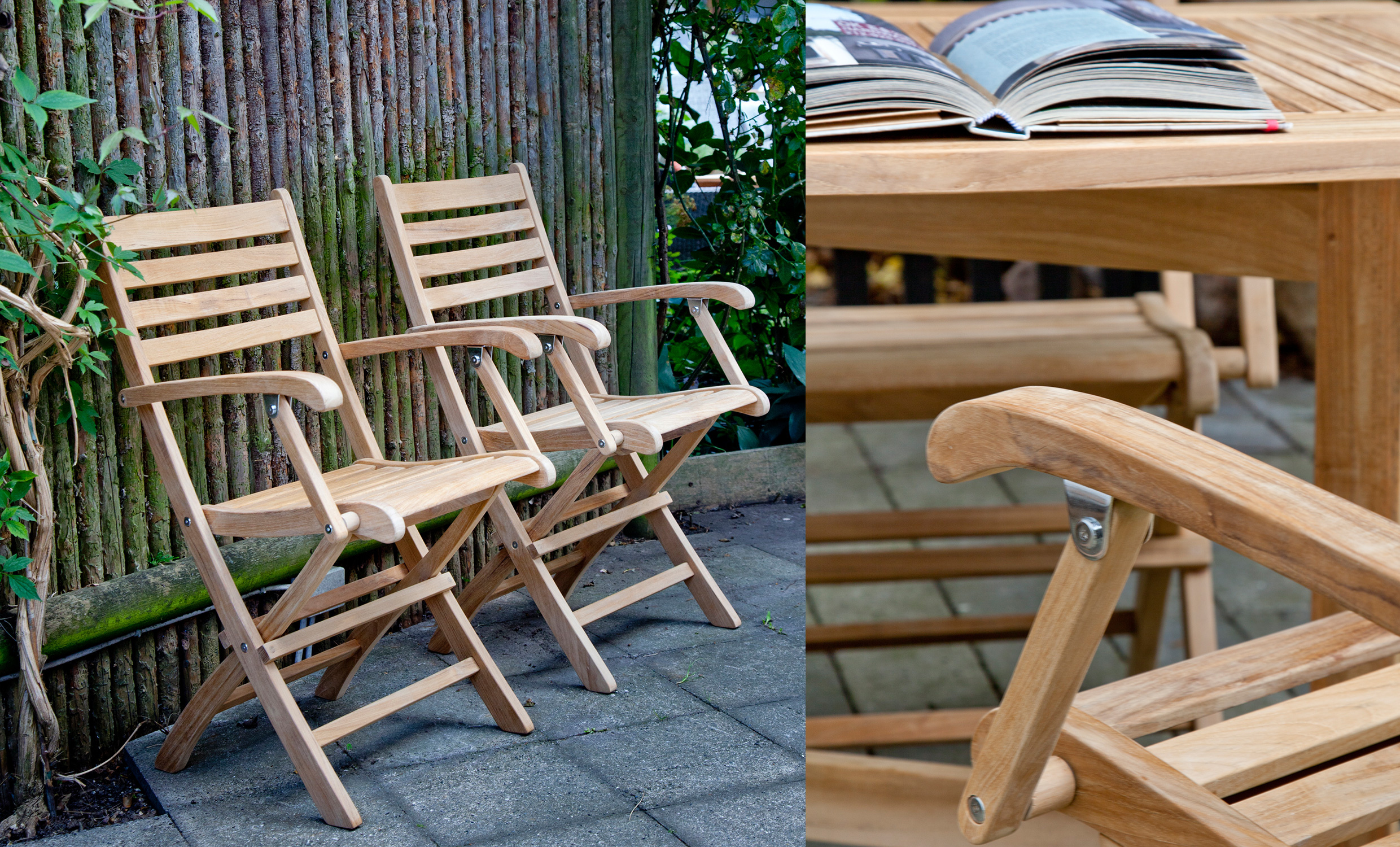 YORK Klappstol Teak