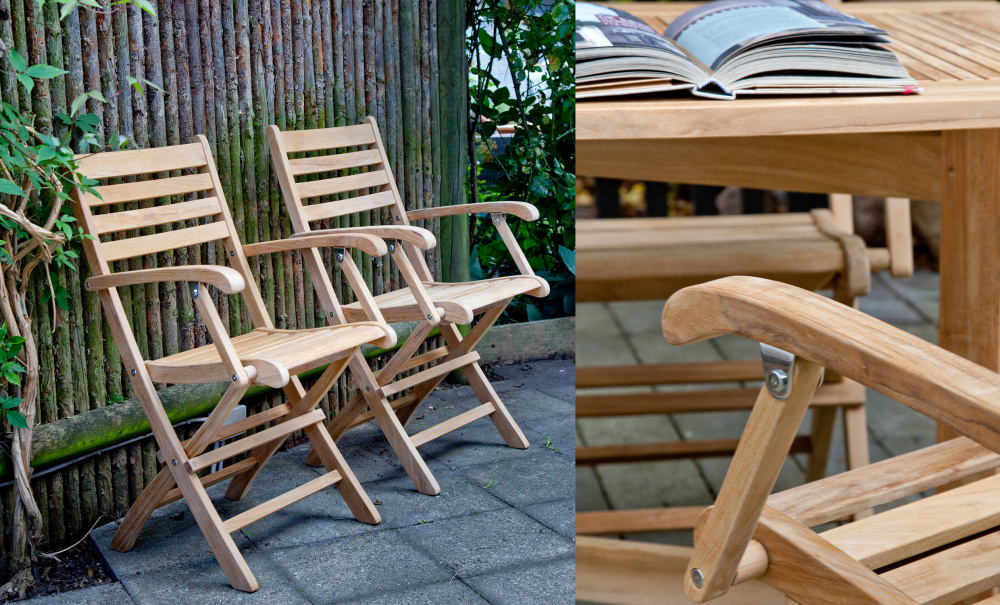 YORK Klappstol Teak i gruppen Utembler / Trdgrdsstolar / Stolar hos SoffaDirekt.se (3531000)