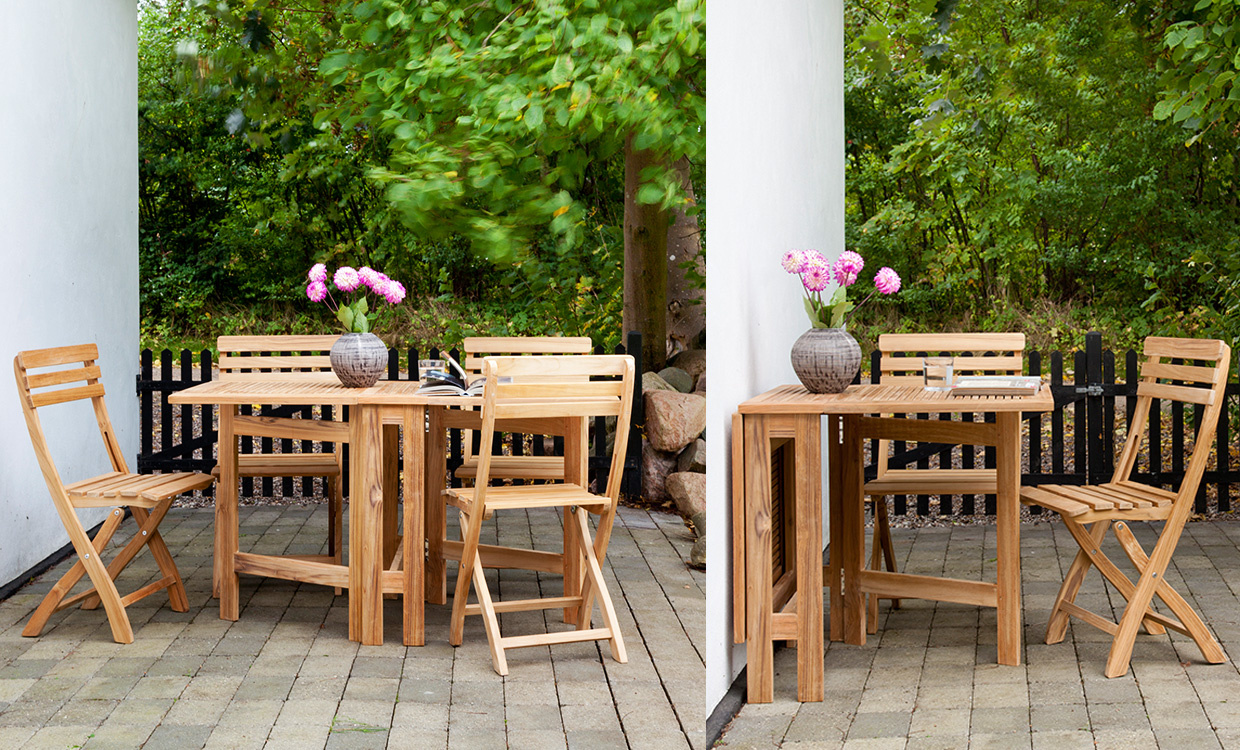 CLARISH Klappstol Teak