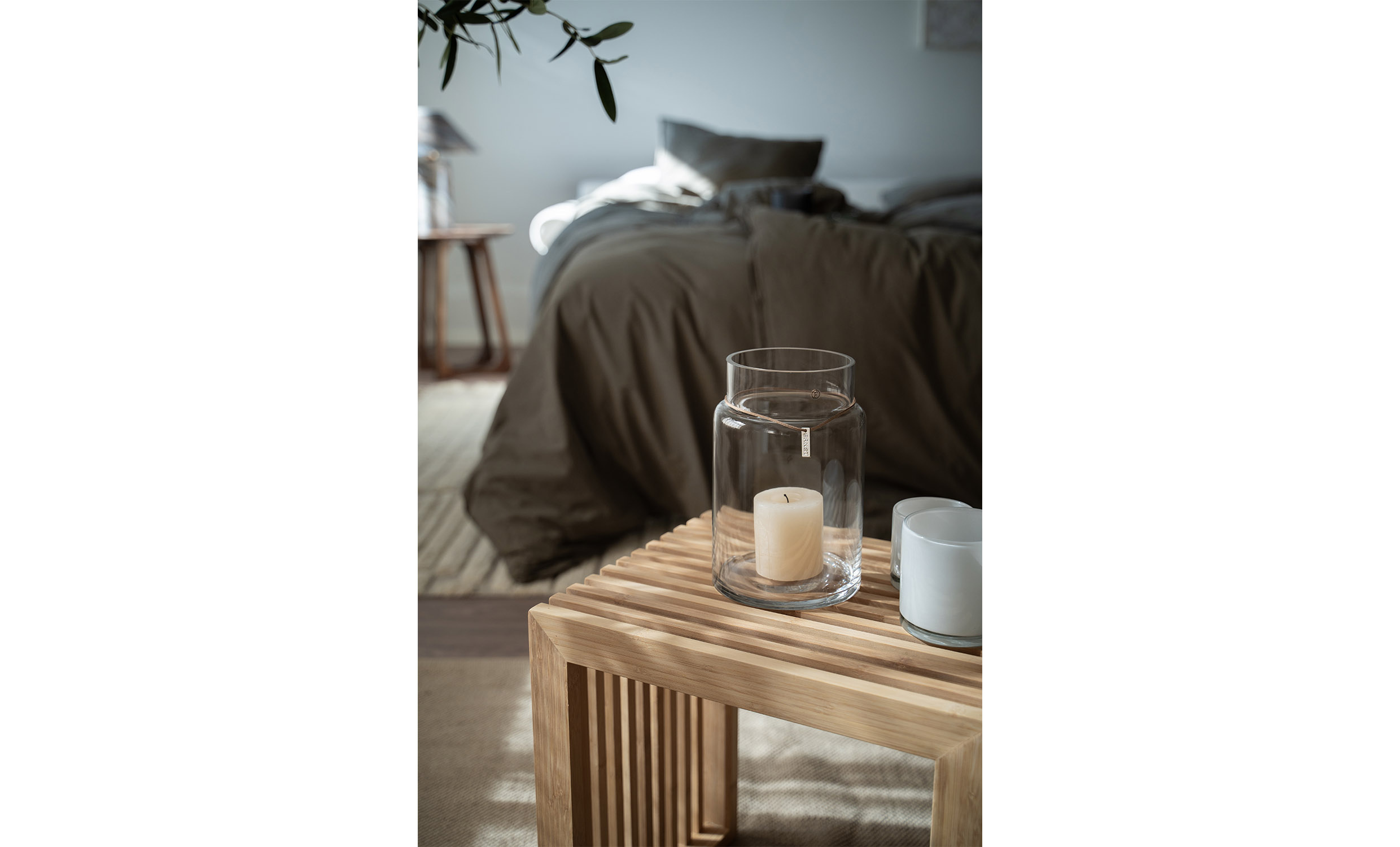 GLASVAS Rak 22,5cm Klar