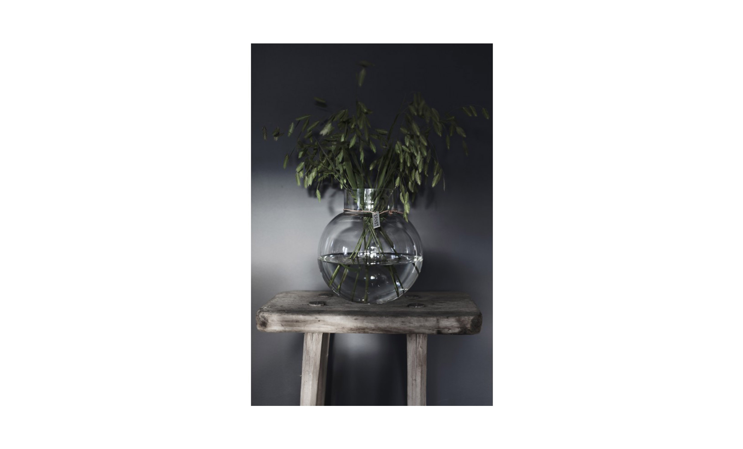 GLASVAS Lderband 25cm Klar