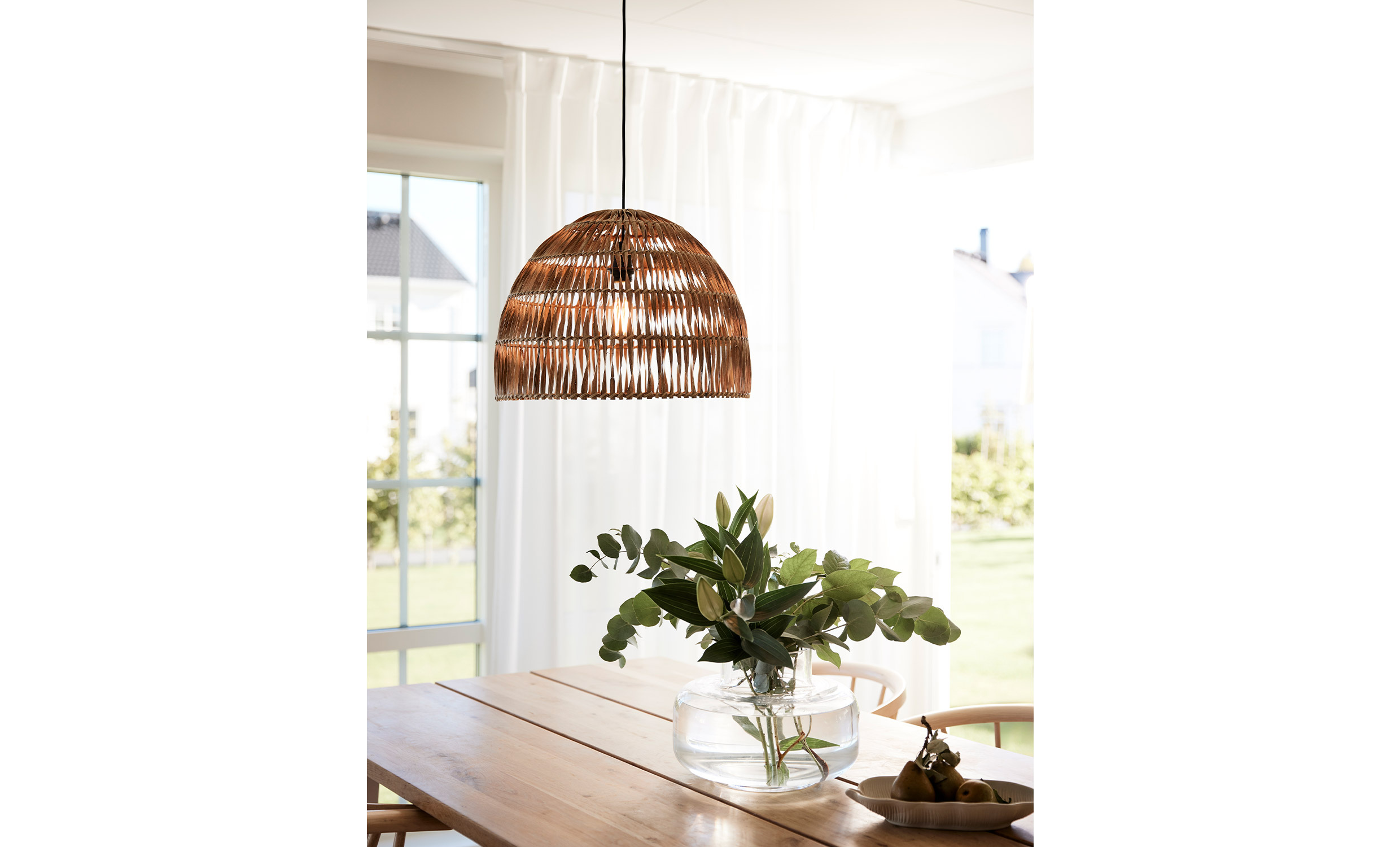 LACE Taklampa 46cm Natur 