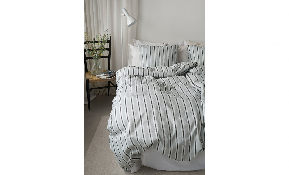 SONNY Bddset Randig Grn i gruppen Sovrum / Sovrumstextil / Sngklder hos SoffaDirekt.se (3646110)
