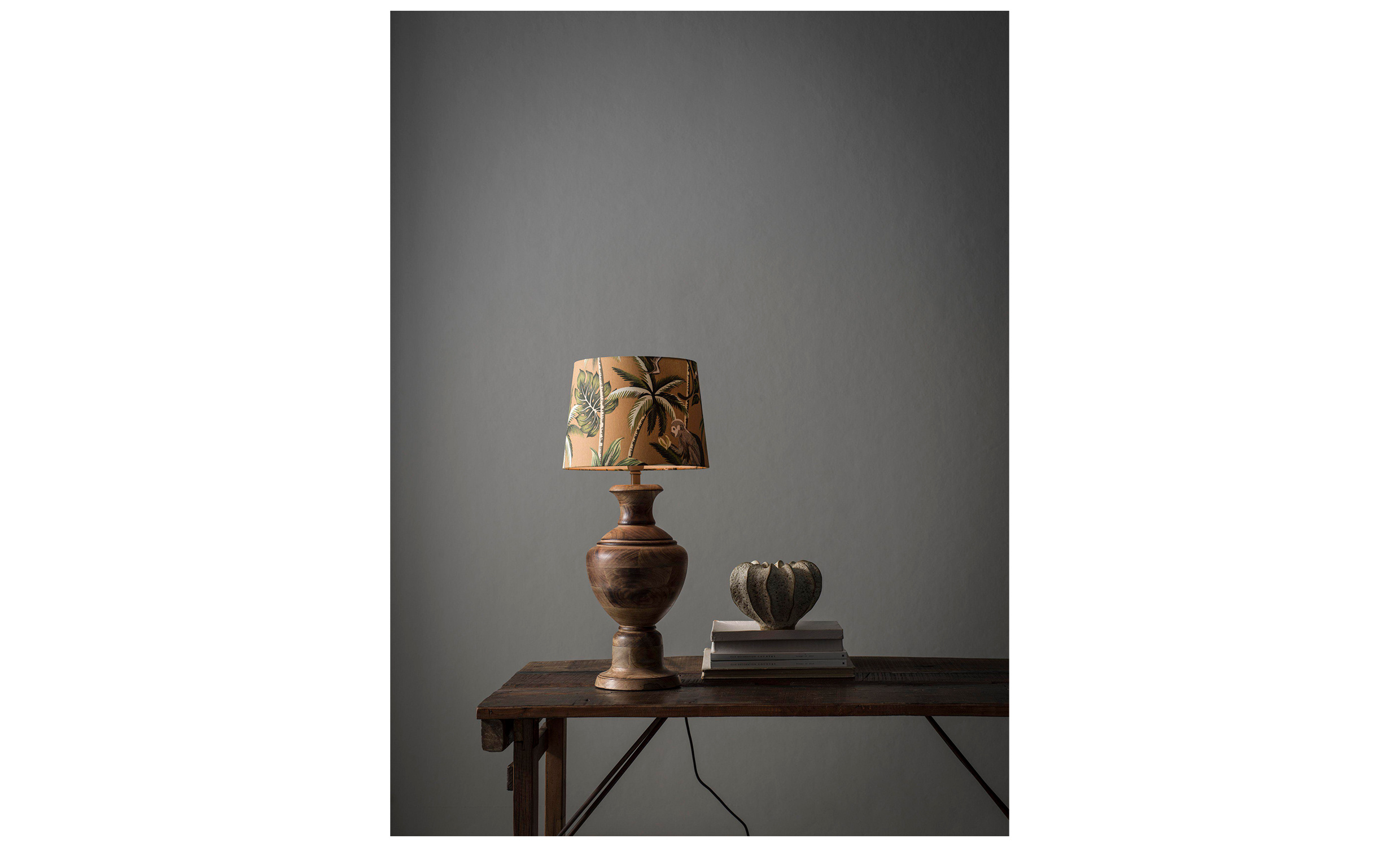 ALMA Lampfot 48 cm Burn Brown