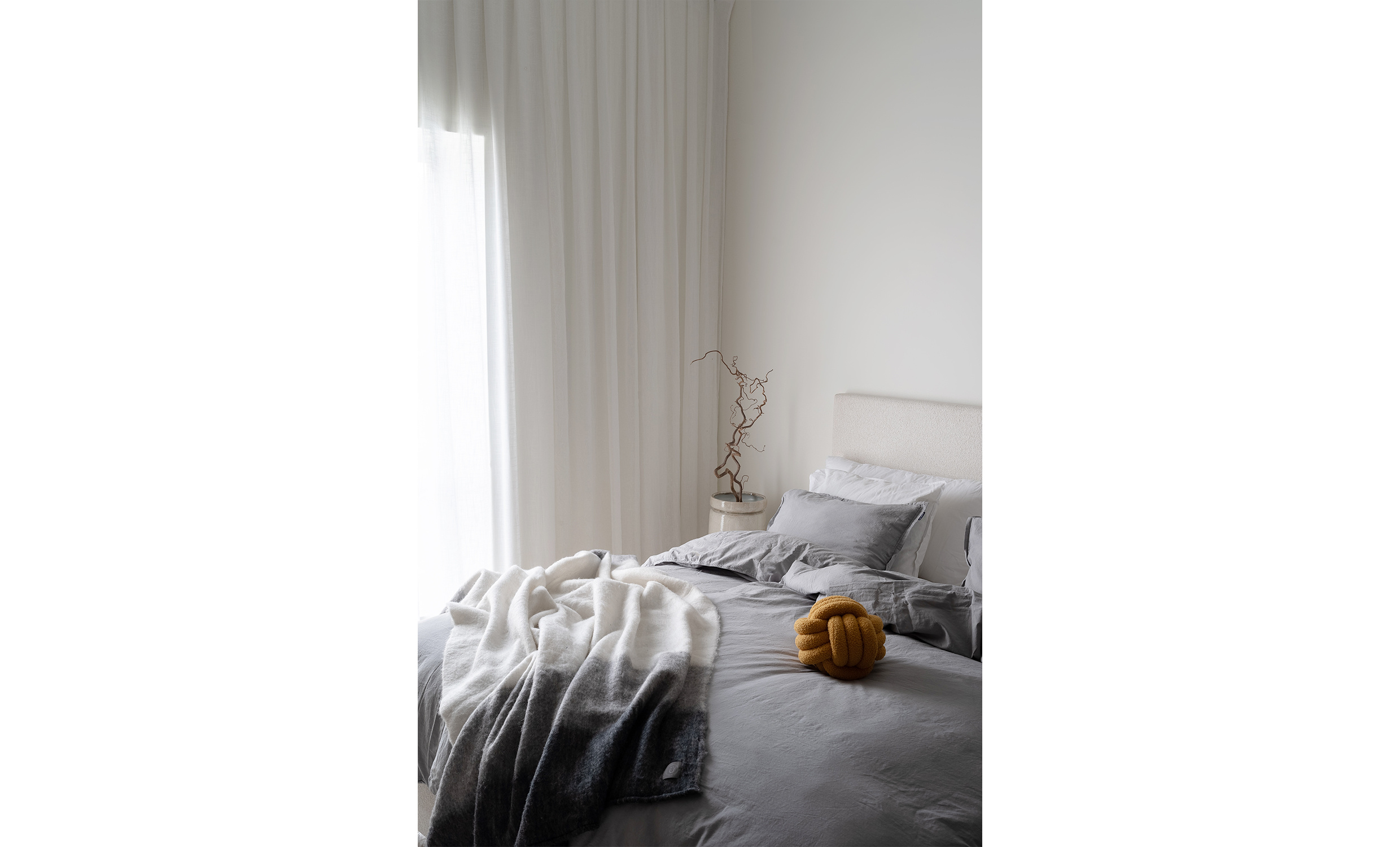 MELLOW Filt svart/gr
