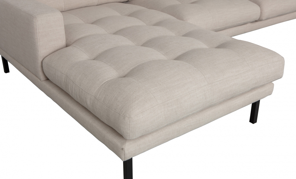 RIVER Divansoffa Vnster Beige i gruppen Vardagsrum / Soffor hos SoffaDirekt.se (373407-N)