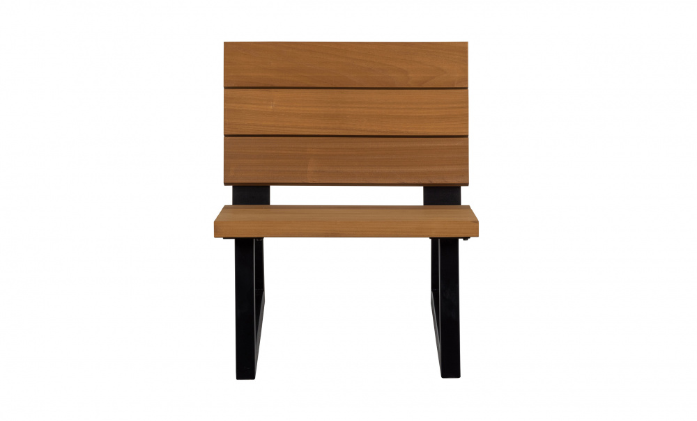 BANCO Utomhus Loungestol natur/svart i gruppen Utembler / Sittmbler / Loungembler hos SoffaDirekt.se (373475-N)