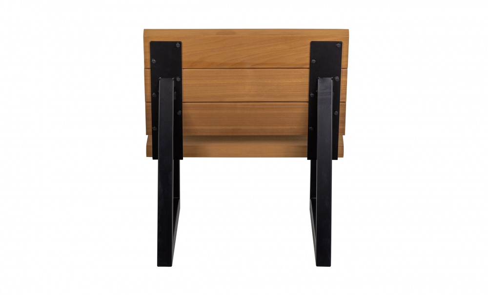 BANCO Utomhus Loungestol natur/svart i gruppen Utembler / Sittmbler / Loungembler hos SoffaDirekt.se (373475-N)