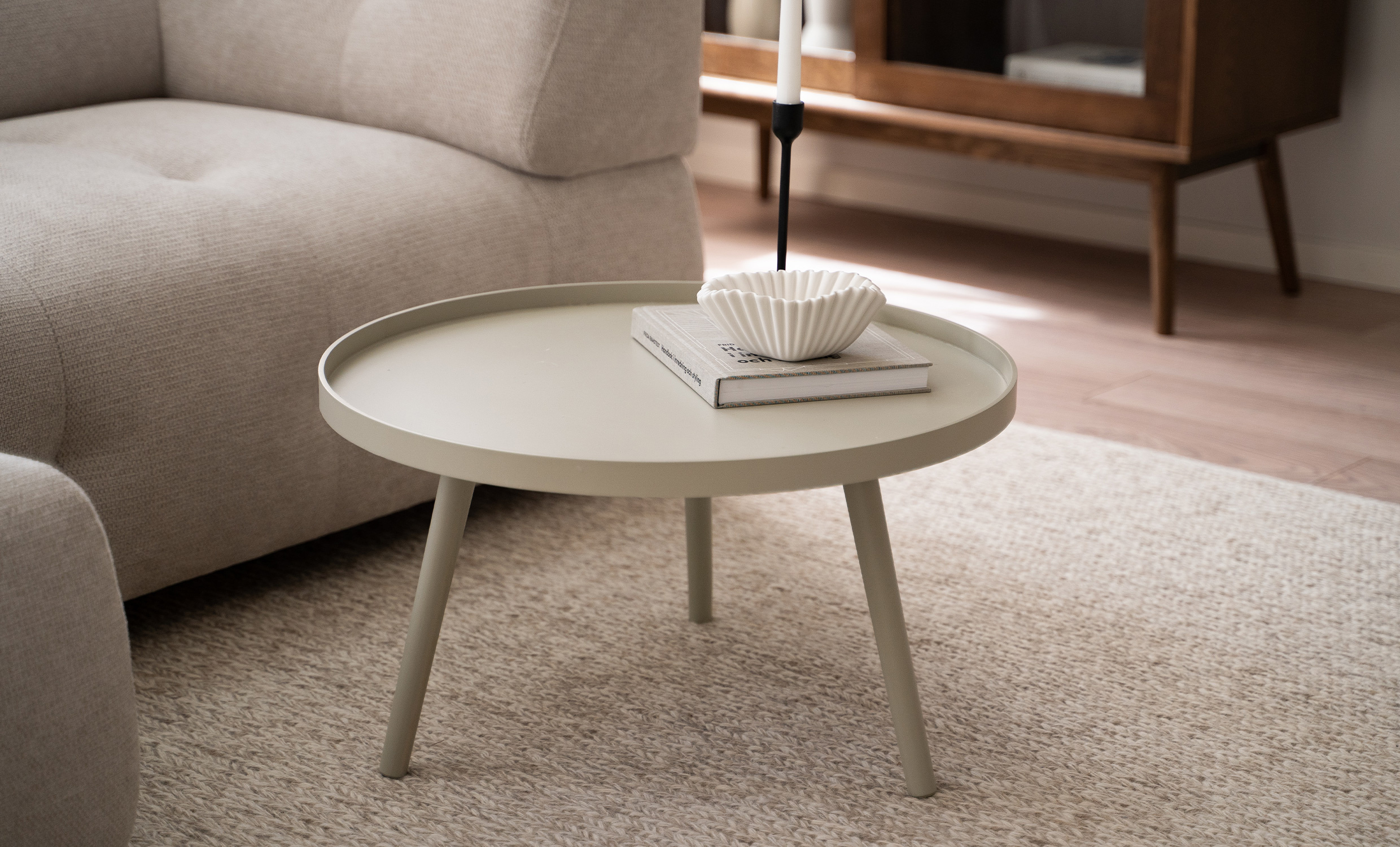 MESA Sidobord L Beige