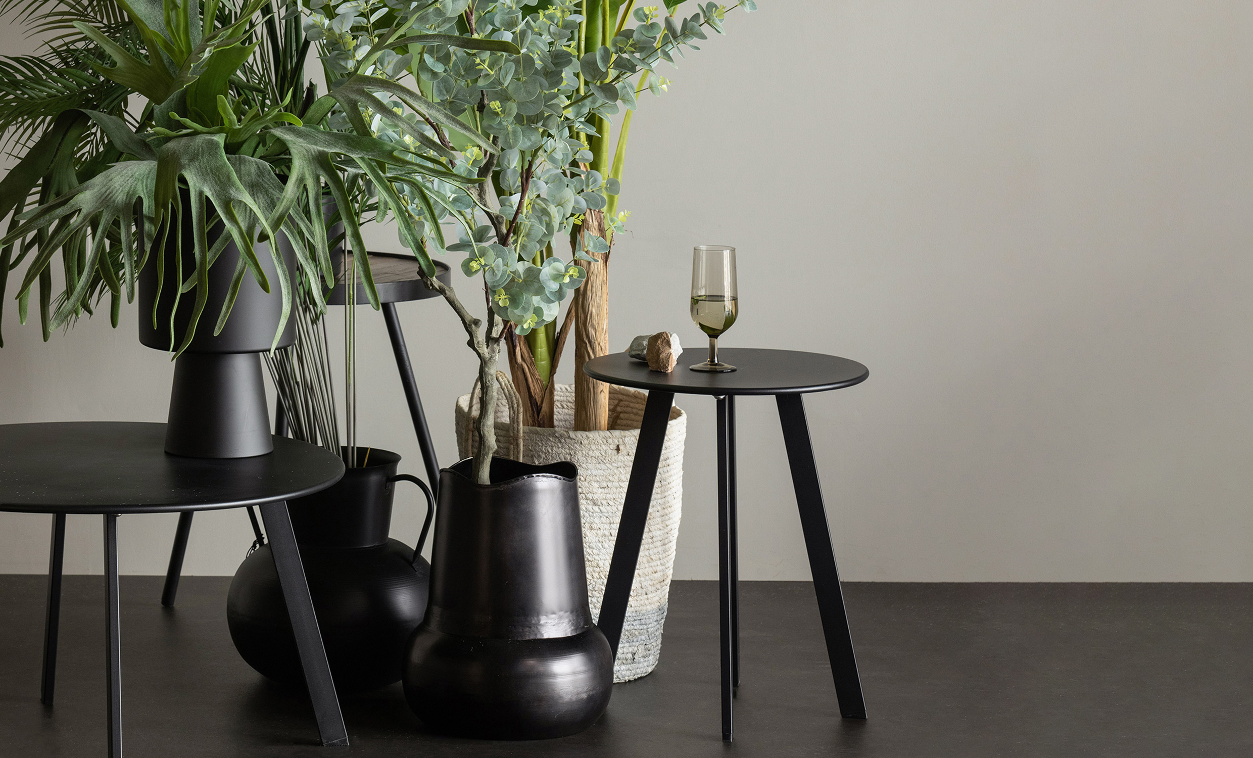 FER Soffbord 40cm Svart