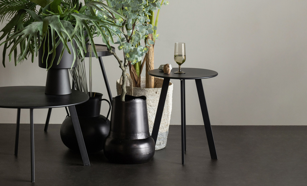 FER Soffbord 70cm Svart i gruppen Vardagsrum / Soffbord / Sidobord hos SoffaDirekt.se (377184-Z)