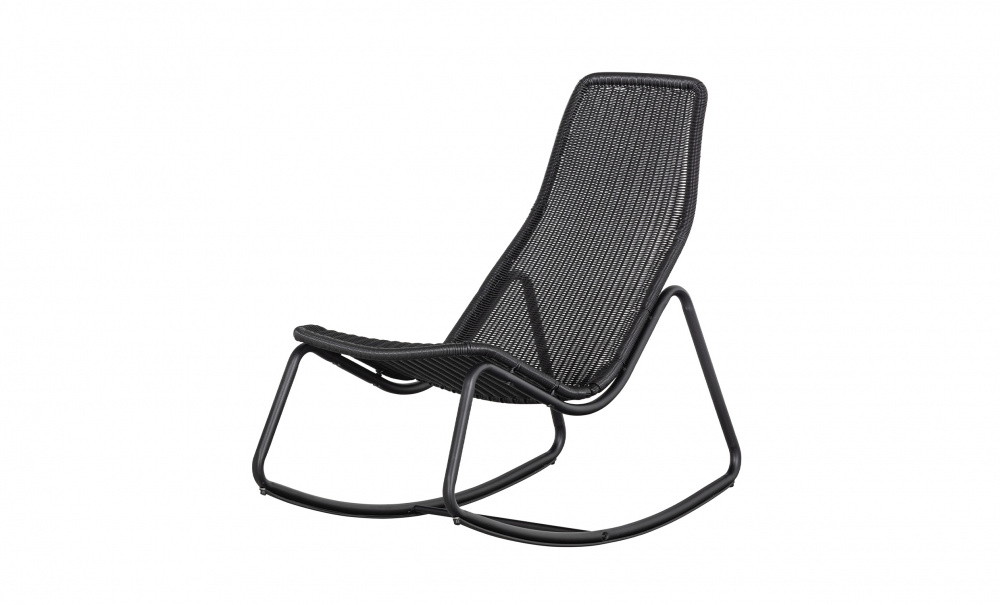 TOM Gungstol Konstrotting Svart i gruppen Matplats / Sittmbler / Stolar hos SoffaDirekt.se (377259-Z)