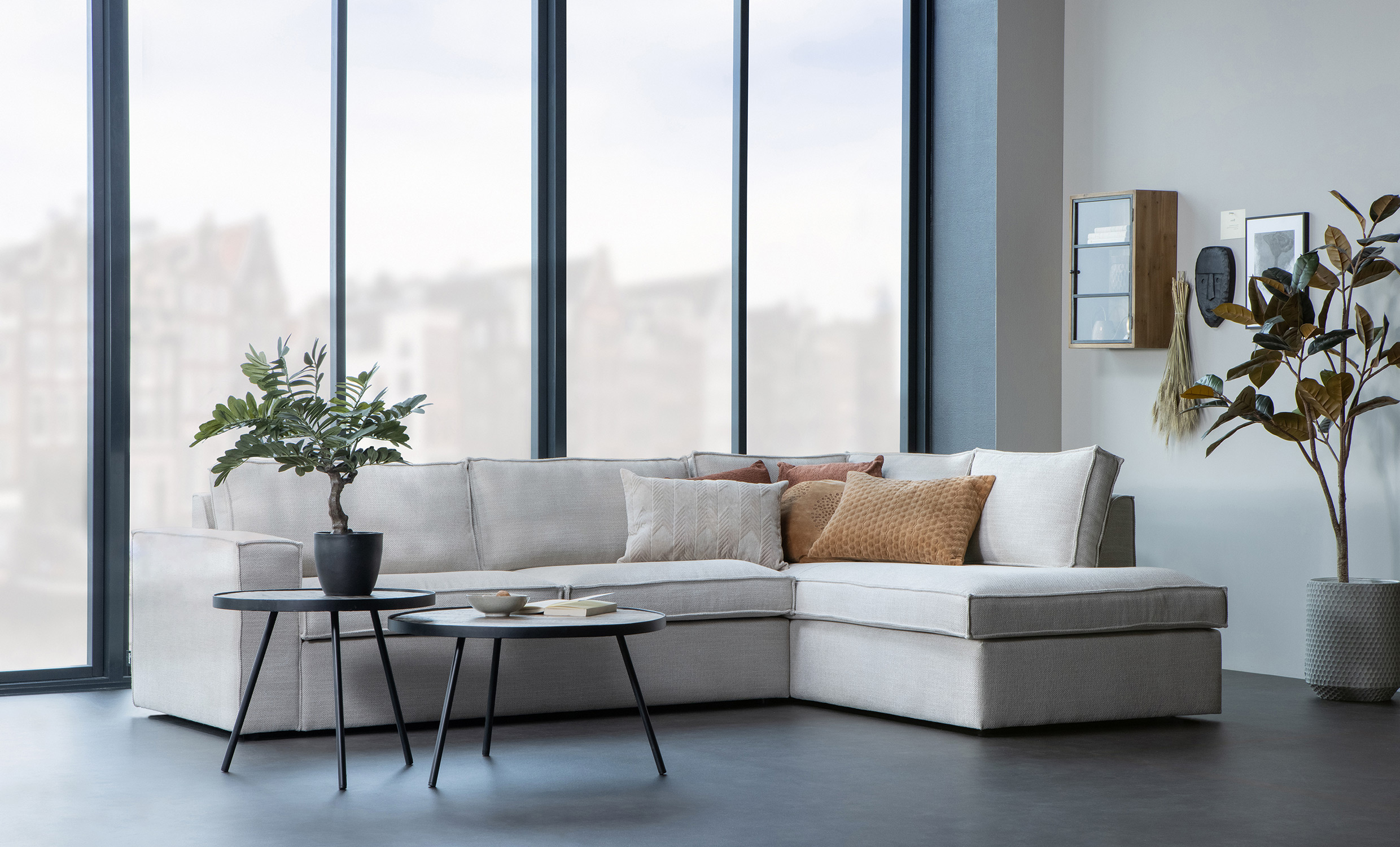 FREDDIE Divansoffa Hger Beige