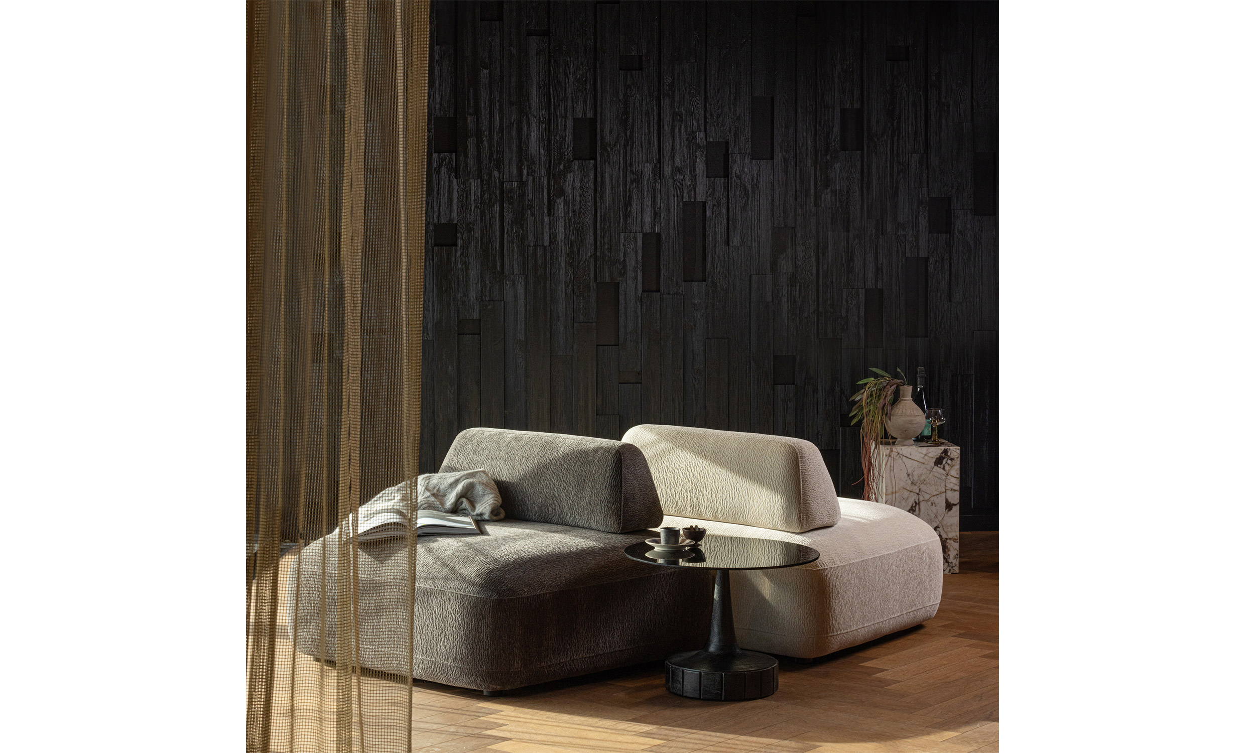 SOYA Sidobord Tr & Glas