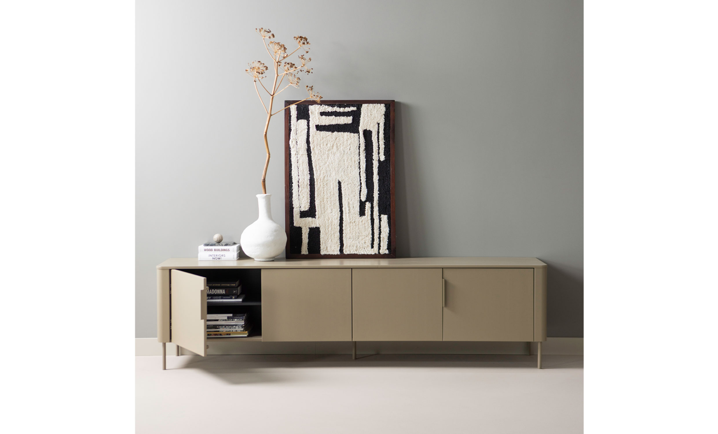 GUNNAR TV-B�nk 200 Gr�brun