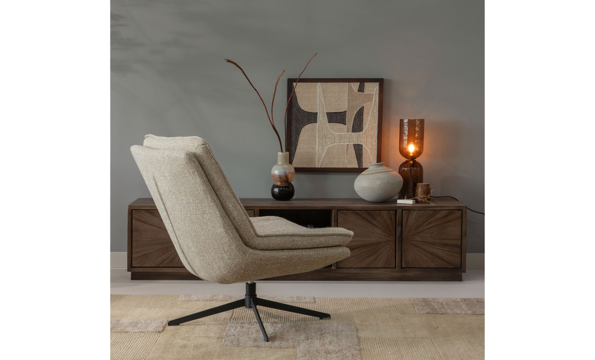 MILARO Snurrf�t�lj Naturmelerad