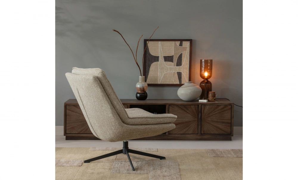 Bild nr 2 (MILARO Snurrf�t�lj Naturmelerad)