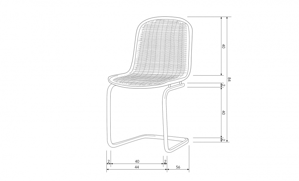 WILLEM Stol Svart i gruppen Matplats / Sittmbler / Stolar hos SoffaDirekt.se (379595-Z)