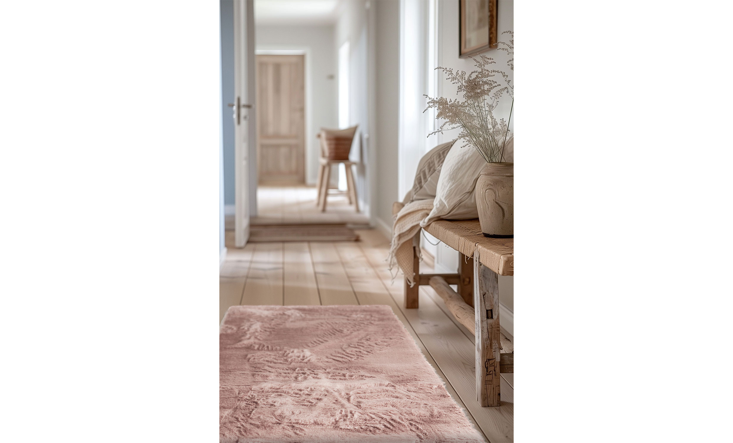 WILLE Matta 80x130 Ljung