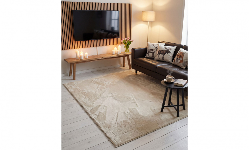 Bild nr 4 (CARL Matta 180x280 Naturvit)