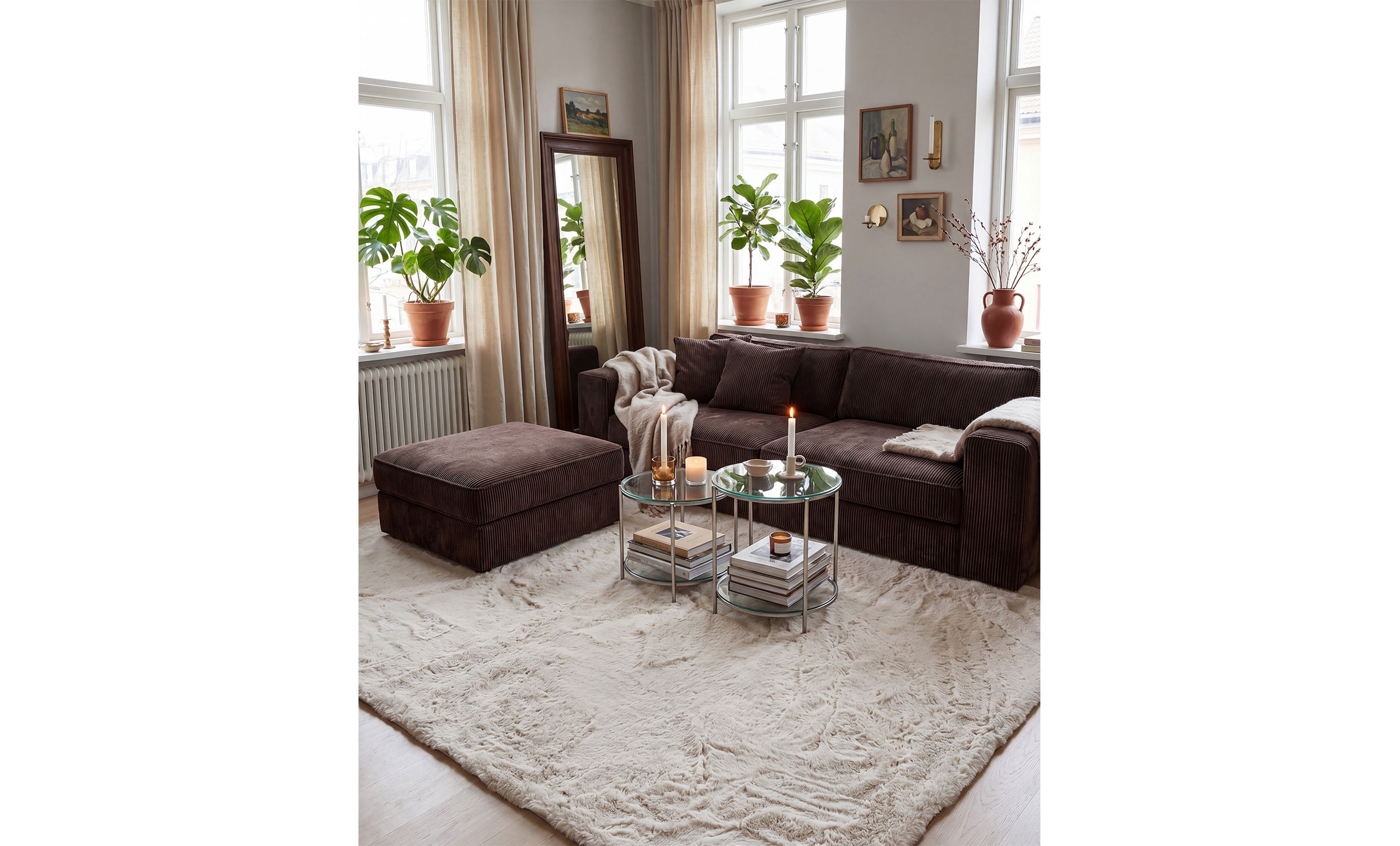 SUPER-SOFT Ryamatta 180x280 Offwhite
