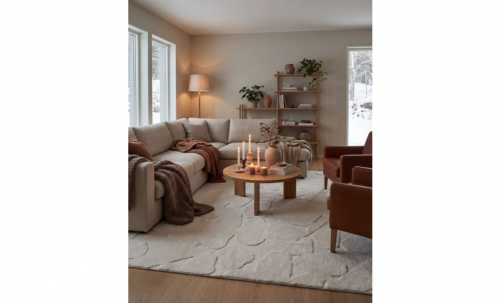 Bild nr 2 (OLIWIA Matta 200x290 Offwhite)