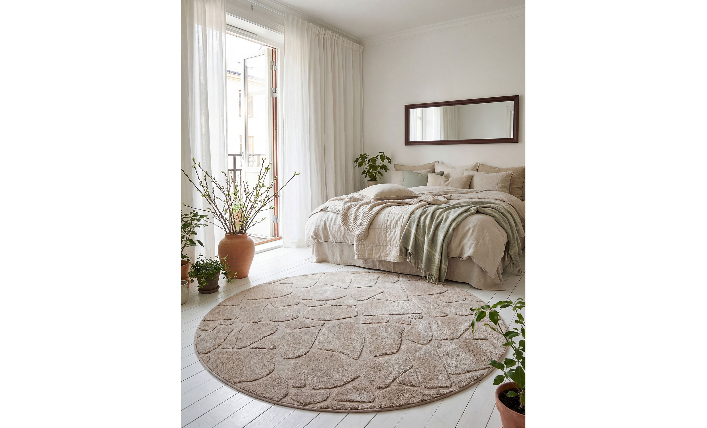 OLIWIA Matta 240 Taupe