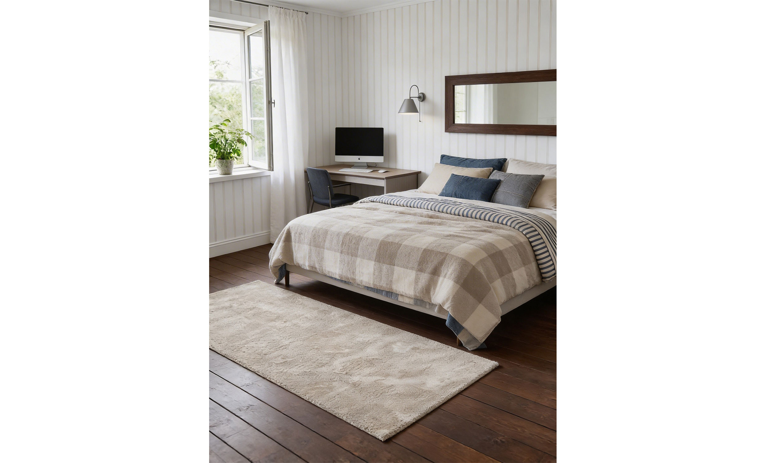 BIBBI Ryamatta 80x180 Beige
