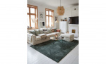 Byt till bild nr 2 (BIBBI Ryamatta 160x230 Mörkgrön)