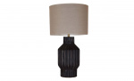 Byt till bild nr 1 (TURI Bordslampa 64cm Svartbrun)