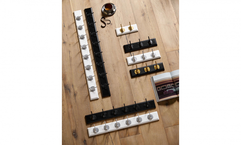 Bild nr 2 (EDGY H�ngare 8 Krokar Vit/Krom)