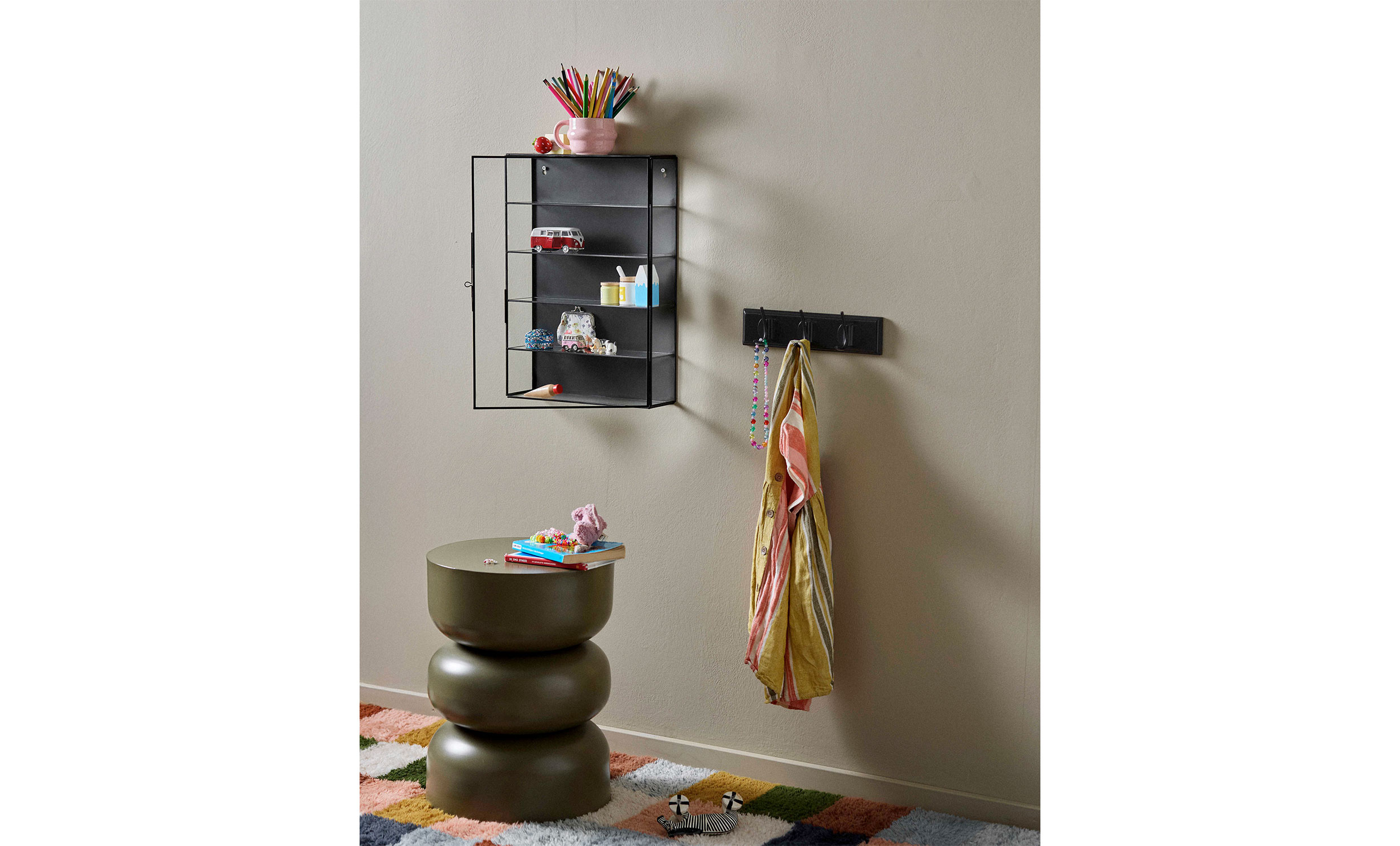 EDGY H�ngare 3 Krokar Svart