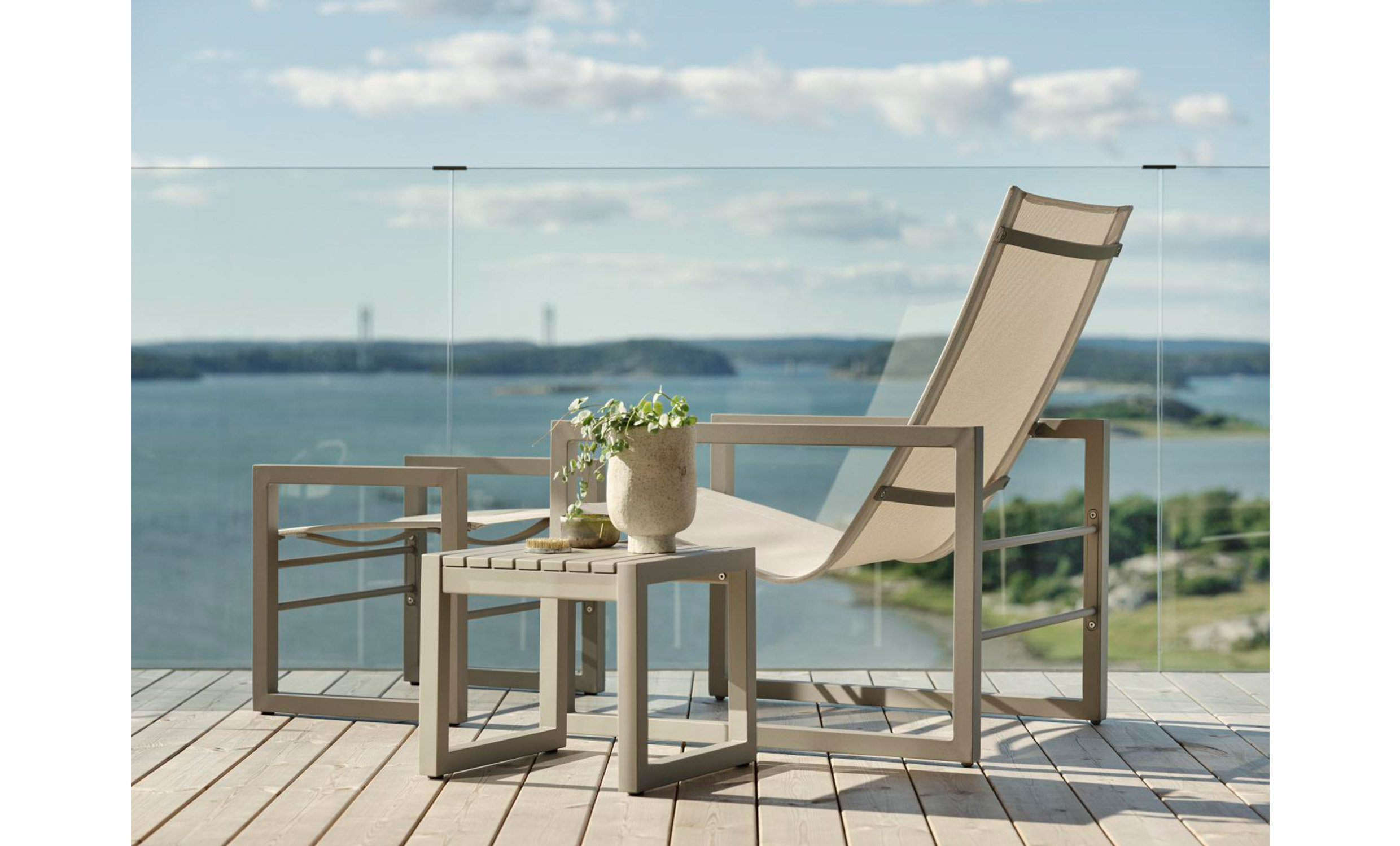 VEVI Sidobord Beige