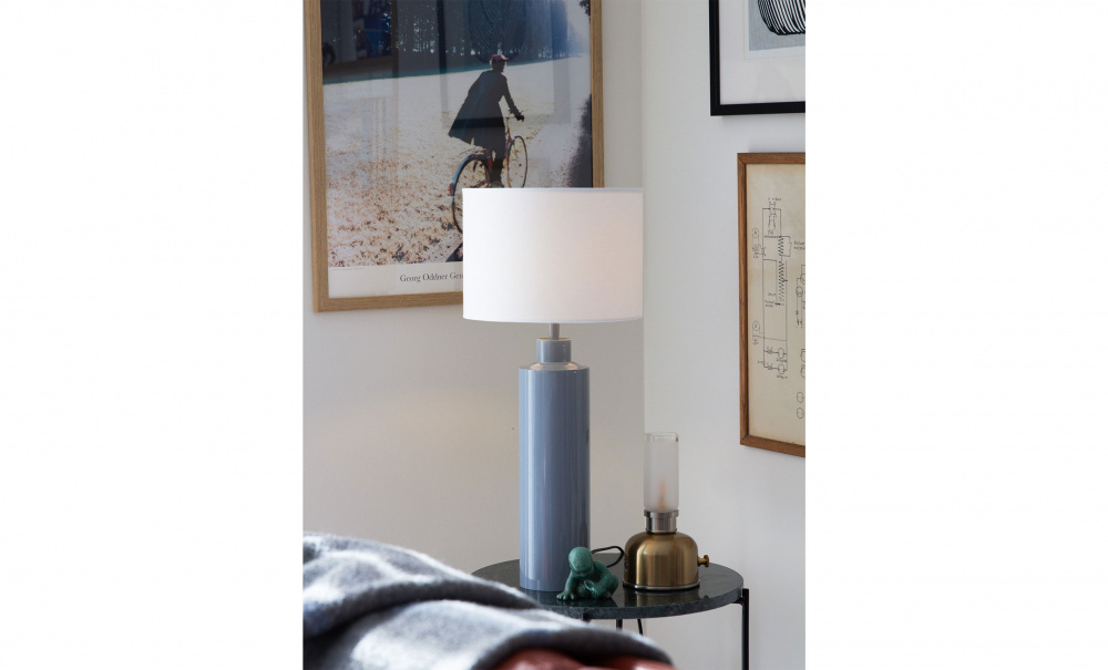 Bild nr 2 (SOLO Bordslampa Blank Denim 65cm)