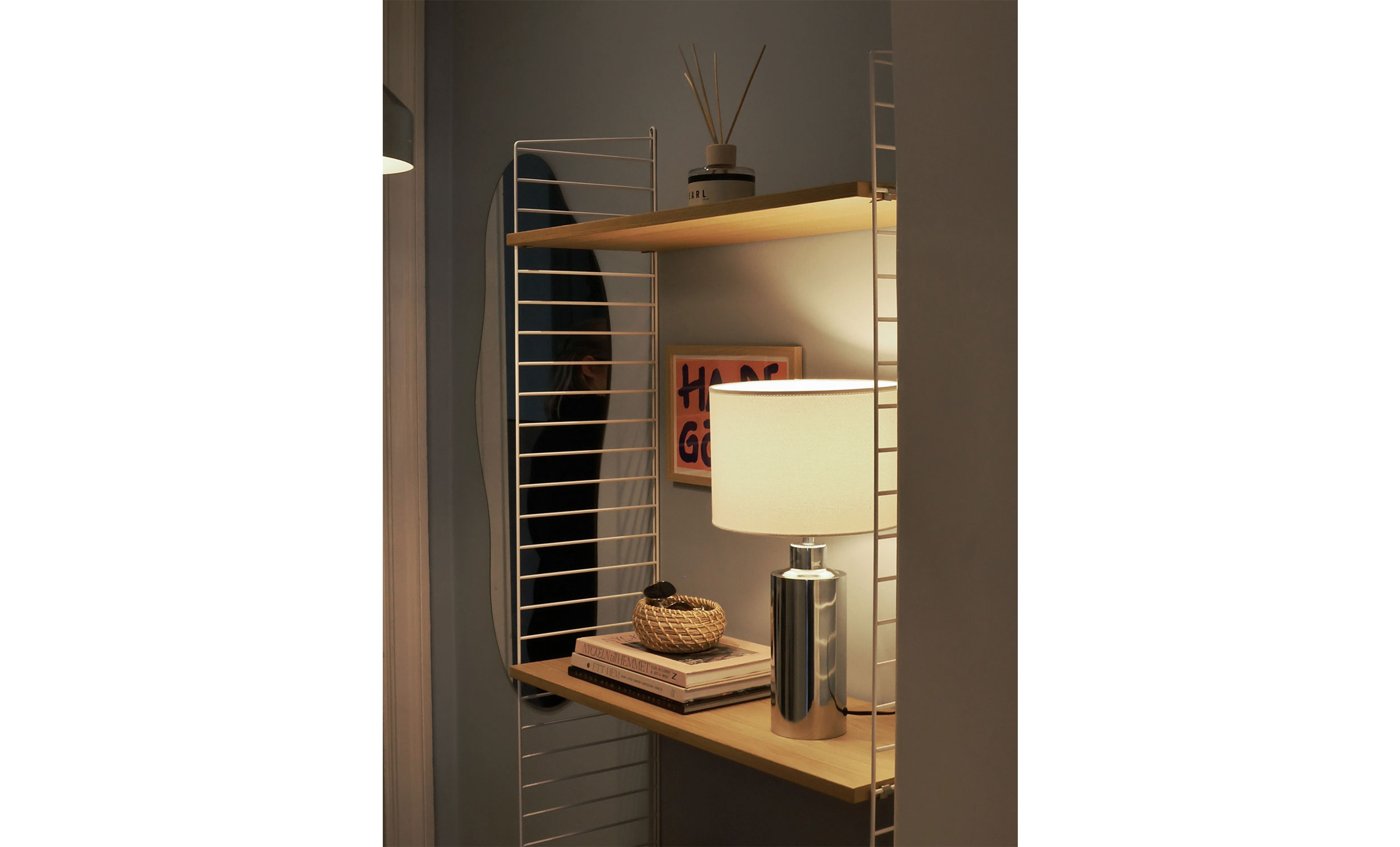 SOLO Bordslampa 46cm Krom