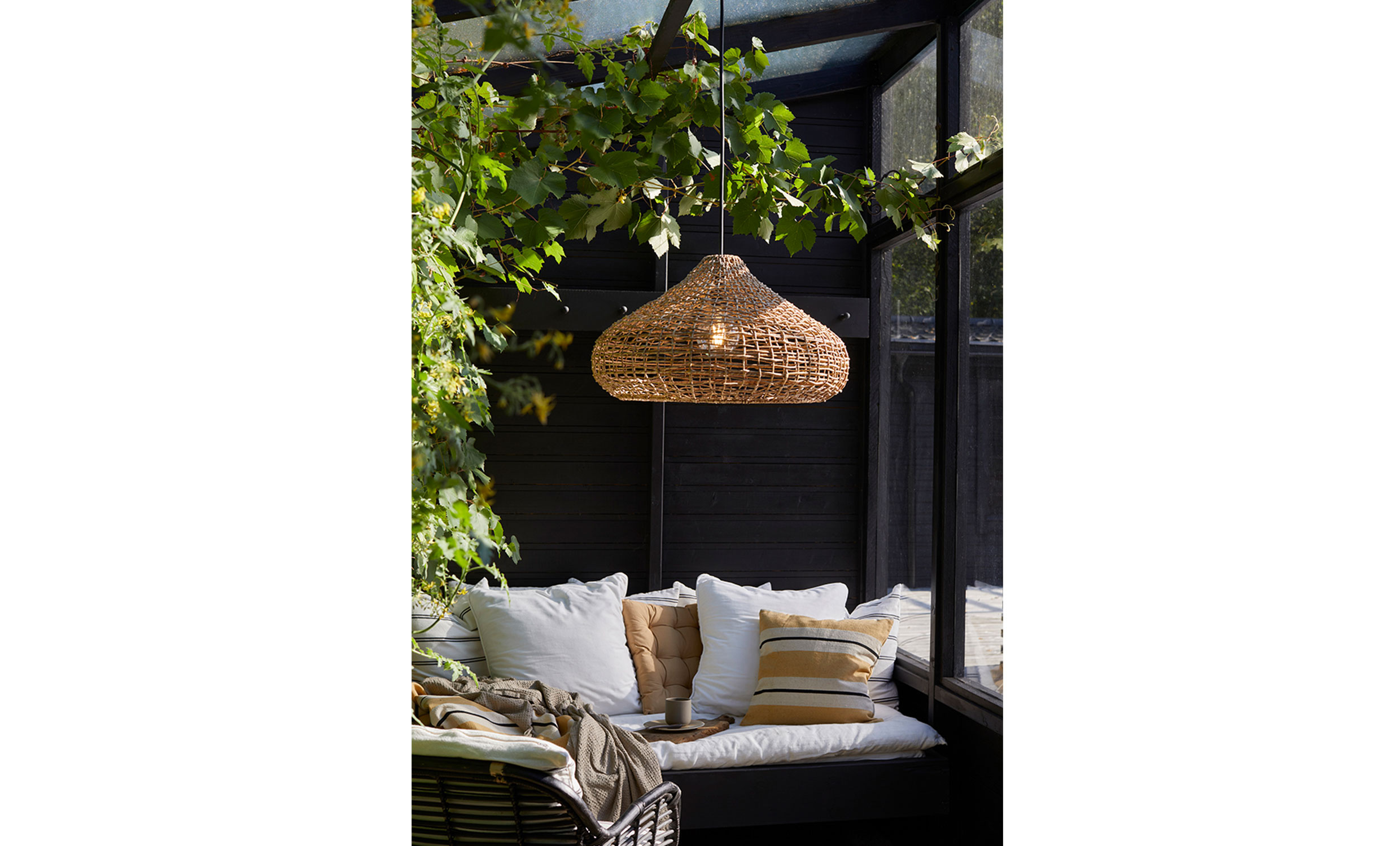 MIRA Taklampa Outdoor 70cm Natur