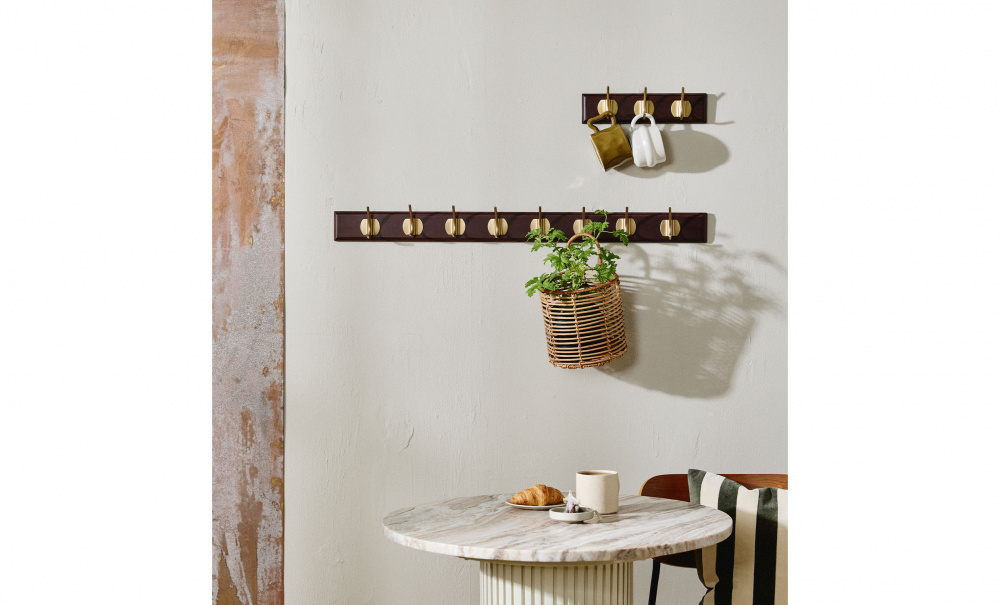 Bild nr 3 (EDGY Hngare 3 krokar Mrkbrun)